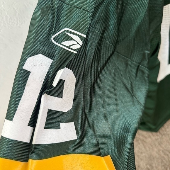 Men’s pre own as is Reebok NFL Aaron Rodgers home jersey size CL GreenBay Packer - Picture 6 of 8